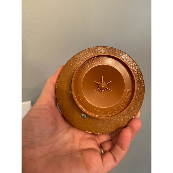 Vintage German Wooden Santa Claus Sleigh Music Box With Reindeer & Tree - Picture 4 of 5